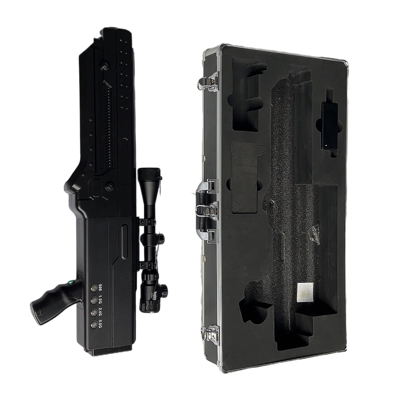  鹤峰手持便携式枪型低空防御反制四通道A型