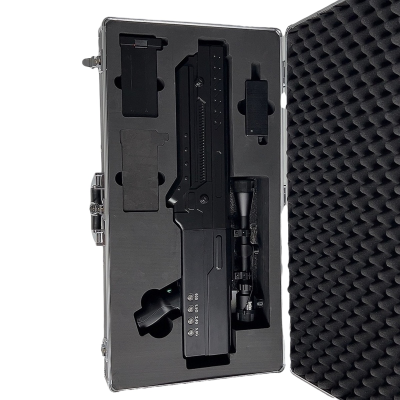  鹤峰手持便携式枪型低空防御反制四通道B型