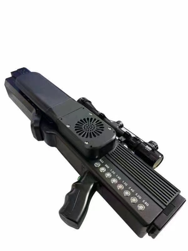  鹤峰手持便携式枪型低空防御反制八通道